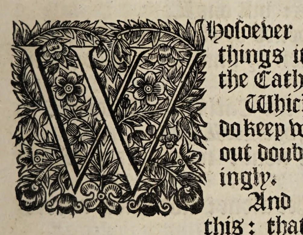 An illustration from The book of common-prayer and administration of the sacraments, and other rites & ceremonies of the Church, according to the use of the Church of England : together with the Psalter or Psalms of David, pointed as they are to be sung or said in churches, and the form & manner of making, ordaining, & consecrating of bishops, priests, and deacons, 1669, leaf 93