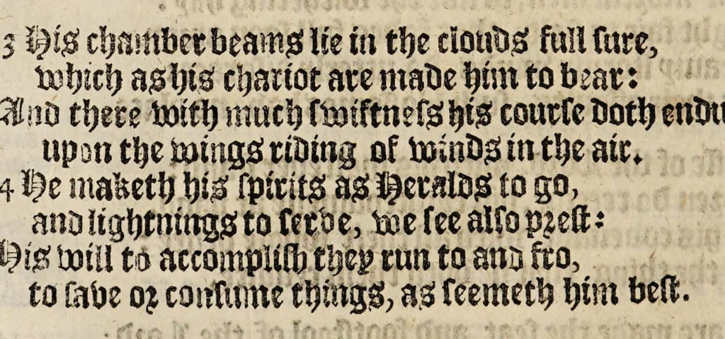 An illustration from The book of common prayer and administration of the sacraments : and other rites and ceremonies of the Church of England, 1660, leaf 366