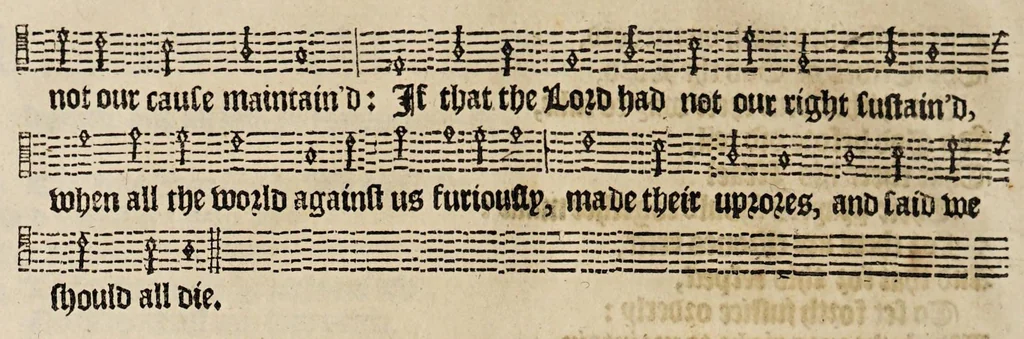 An illustration from The book of common prayer and administration of the sacraments : and other rites and ceremonies of the Church of England, 1660, leaf 396