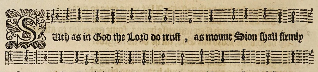 An illustration from The book of common prayer and administration of the sacraments : and other rites and ceremonies of the Church of England, 1660, leaf 396