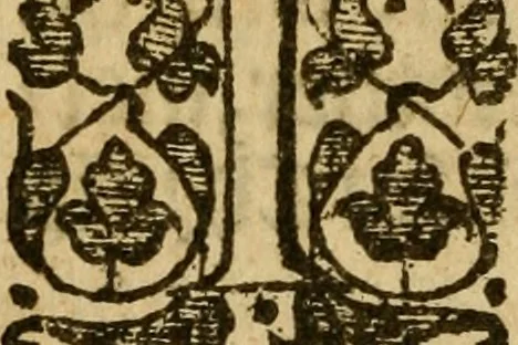 An illustration from Book of common prayer, 1588, leaf 185