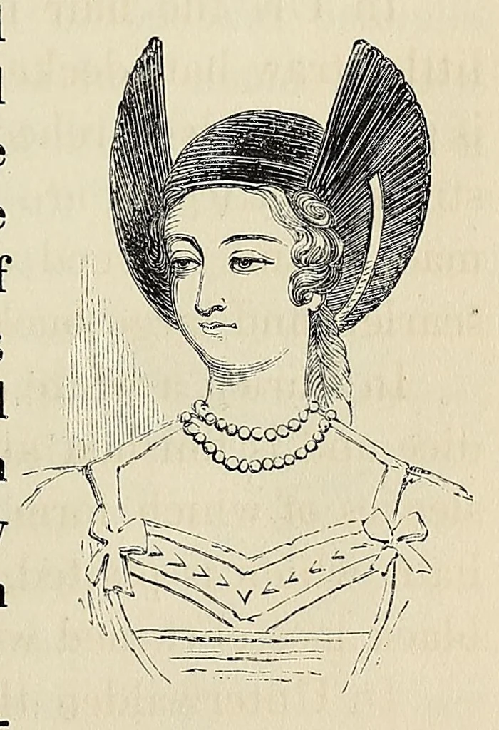 An illustration from The book of costume: or, Annals of fashion, from the earliest period to the present time, 1846, leaf 327