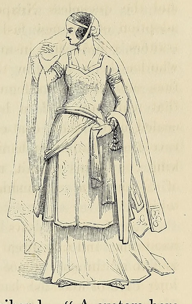 An illustration from The book of costume: or, Annals of fashion, from the earliest period to the present time, 1846, leaf 341