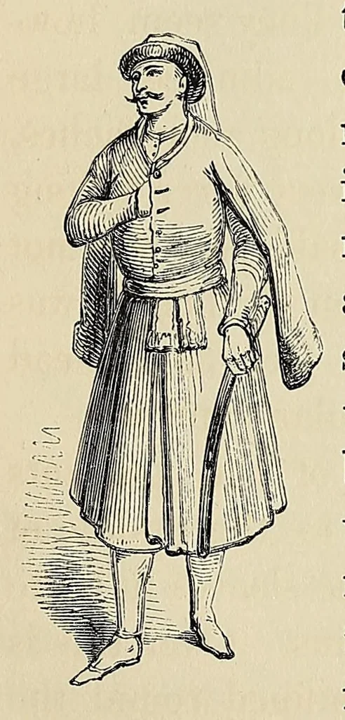 An illustration from The book of costume: or, Annals of fashion, from the earliest period to the present time, 1846, leaf 381