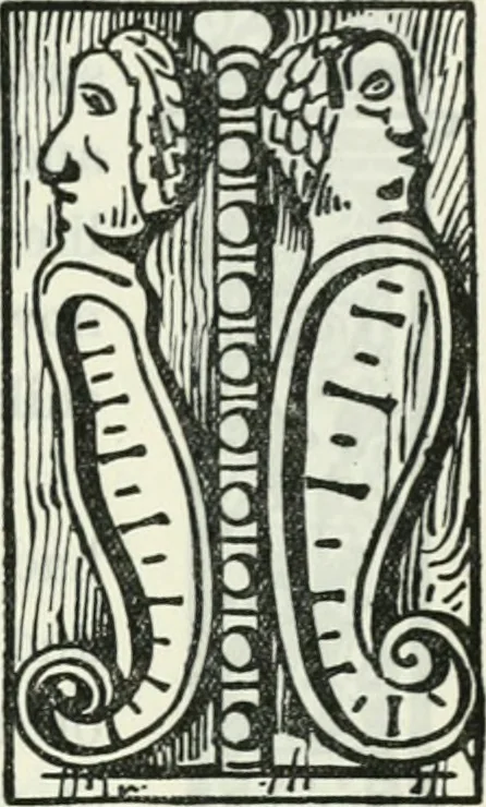 An illustration from The book of decorative furniture, its form, colour and history, 1910, leaf 118