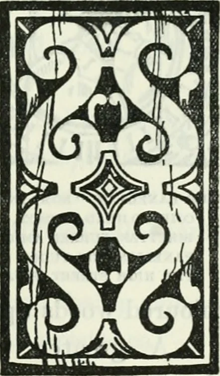An illustration from The book of decorative furniture, its form, colour and history, 1910, leaf 130