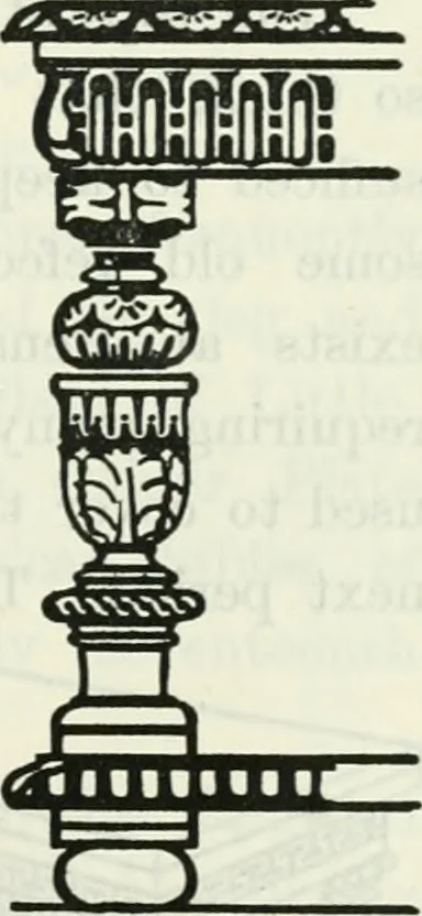 An illustration from The book of decorative furniture, its form, colour and history, 1910, leaf 150