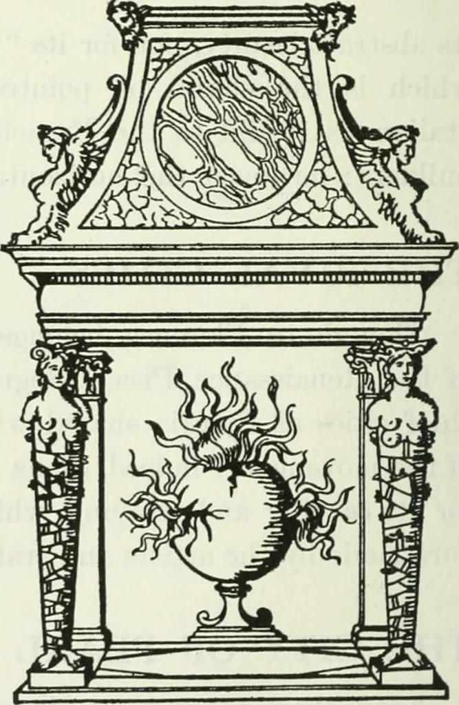 An illustration from The book of decorative furniture, its form, colour and history, 1910, leaf 181