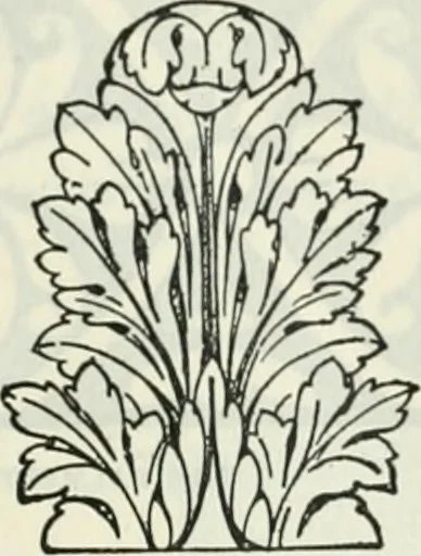 An illustration from The book of decorative furniture, its form, colour and history, 1910, leaf 196