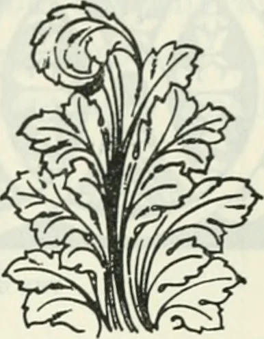 An illustration from The book of decorative furniture, its form, colour and history, 1910, leaf 196