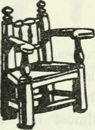 An illustration from The book of decorative furniture, its form, colour and history, 1910, leaf 245