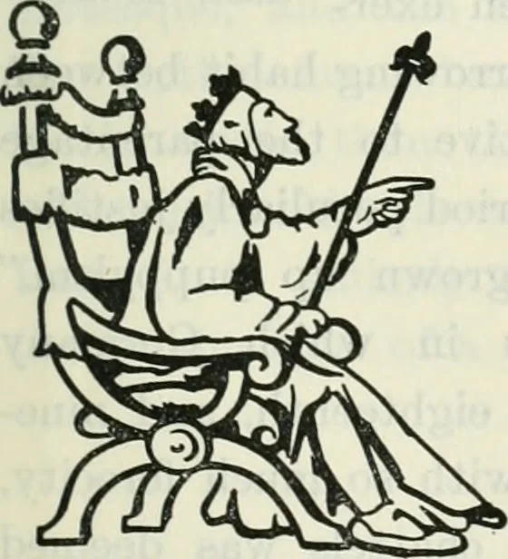 An illustration from The book of decorative furniture, its form, colour and history, 1910, leaf 250