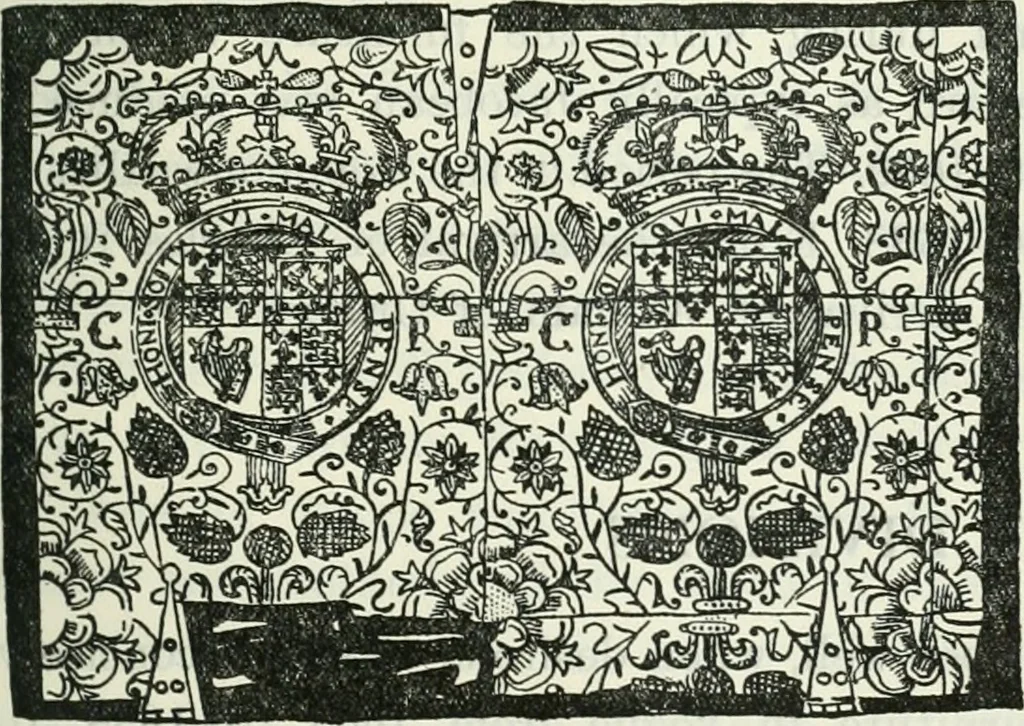 An illustration from The book of decorative furniture, its form, colour and history, 1910, leaf 270