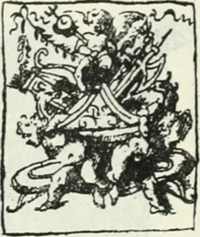 An illustration from The book of decorative furniture, its form, colour and history, 1910, leaf 272