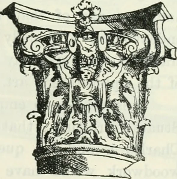 An illustration from The book of decorative furniture, its form, colour and history, 1910, leaf 274