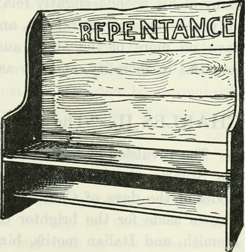 An illustration from The book of decorative furniture, its form, colour and history, 1910, leaf 276