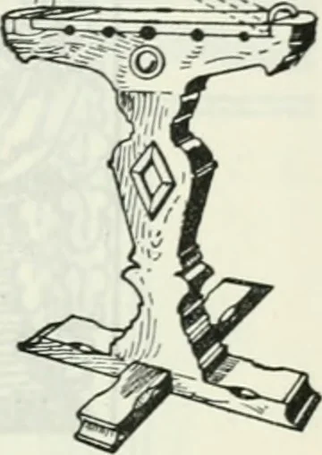 An illustration from The book of decorative furniture, its form, colour and history, 1910, leaf 282
