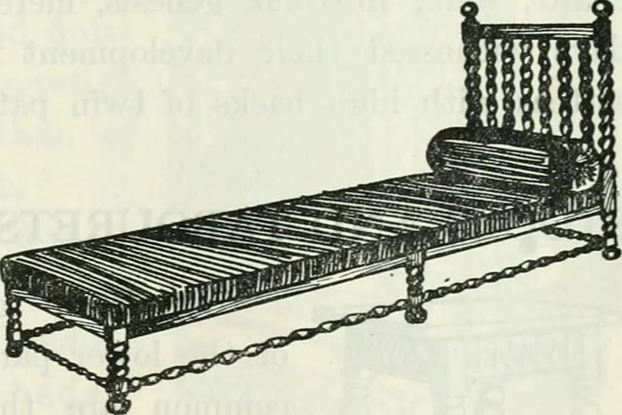 An illustration from The book of decorative furniture, its form, colour and history, 1910, leaf 298