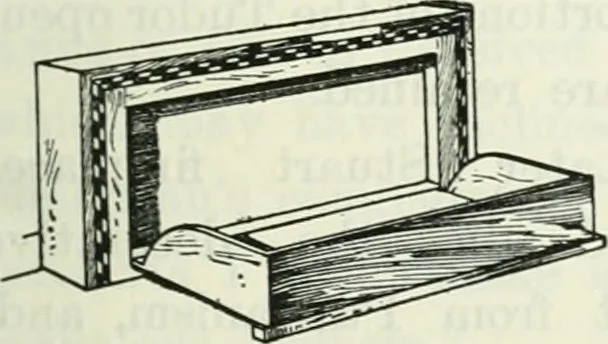 An illustration from The book of decorative furniture, its form, colour and history, 1910, leaf 300