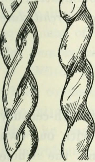 An illustration from The book of decorative furniture, its form, colour and history, 1910, leaf 318