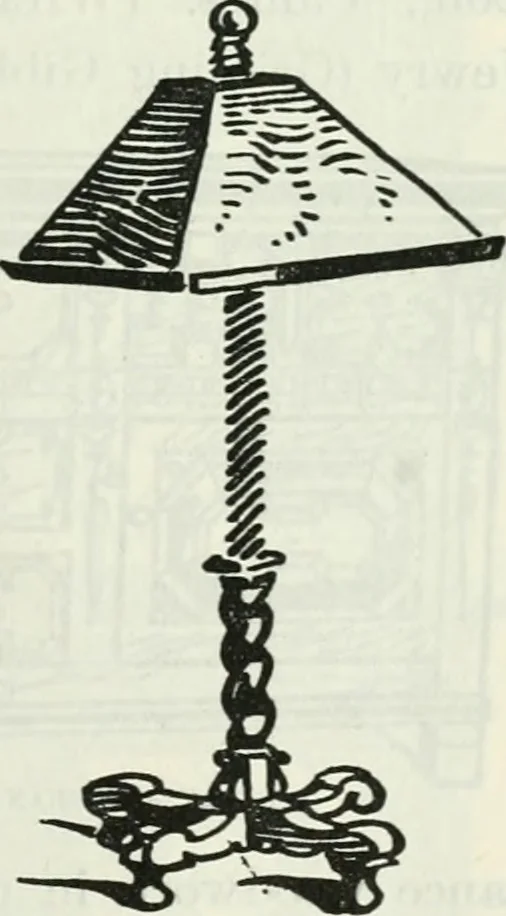 An illustration from The book of decorative furniture, its form, colour and history, 1910, leaf 326