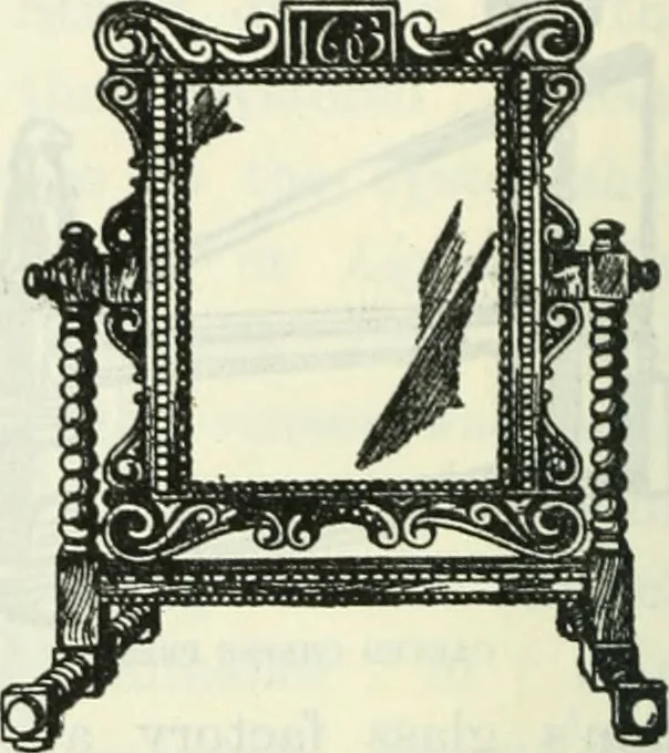 An illustration from The book of decorative furniture, its form, colour and history, 1910, leaf 327