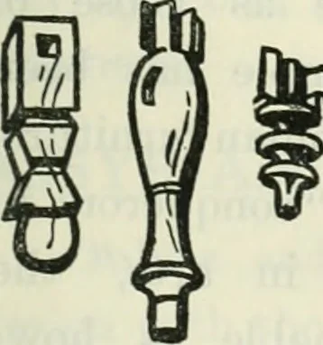 An illustration from The book of decorative furniture, its form, colour and history, 1910, leaf 36
