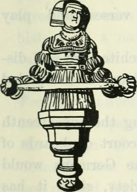 An illustration from The book of decorative furniture, its form, colour and history, 1910, leaf 378