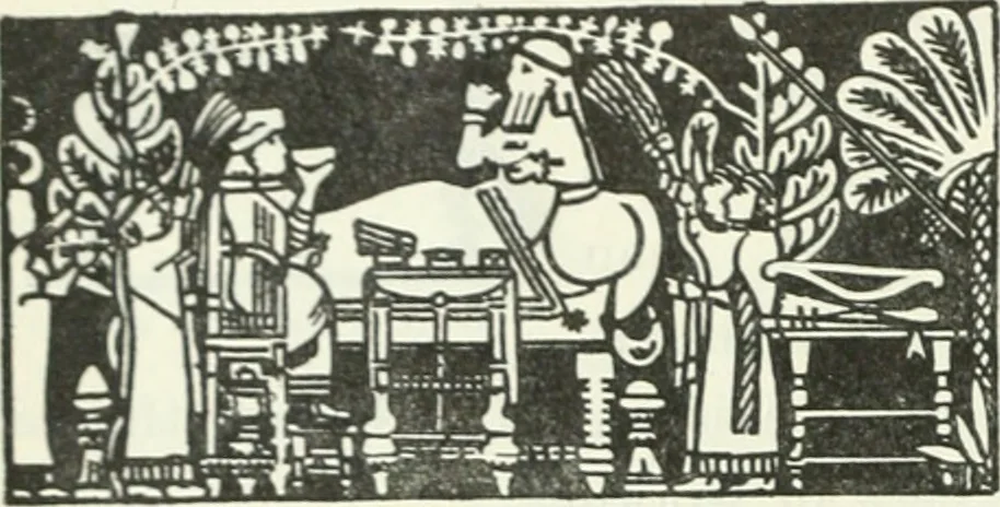 An illustration from The book of decorative furniture, its form, colour and history, 1910, leaf 39