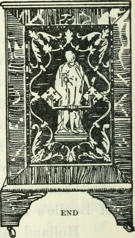 An illustration from The book of decorative furniture, its form, colour and history, 1910, leaf 403