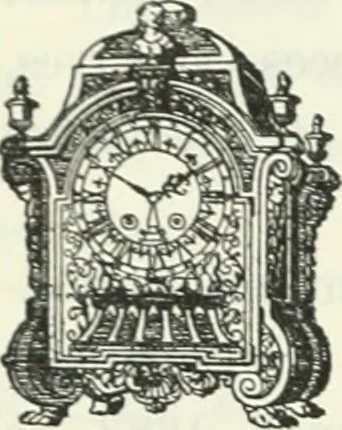 An illustration from The book of decorative furniture, its form, colour and history, 1910, leaf 423