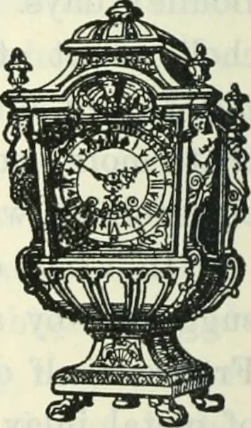 An illustration from The book of decorative furniture, its form, colour and history, 1910, leaf 423