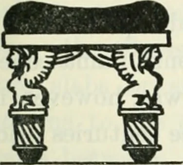 An illustration from The book of decorative furniture, its form, colour and history, 1910, leaf 46