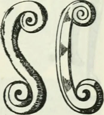 An illustration from The book of decorative furniture, its form, colour and history, 1910, leaf 530