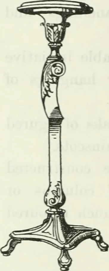 An illustration from The book of decorative furniture, its form, colour and history, 1910, leaf 539