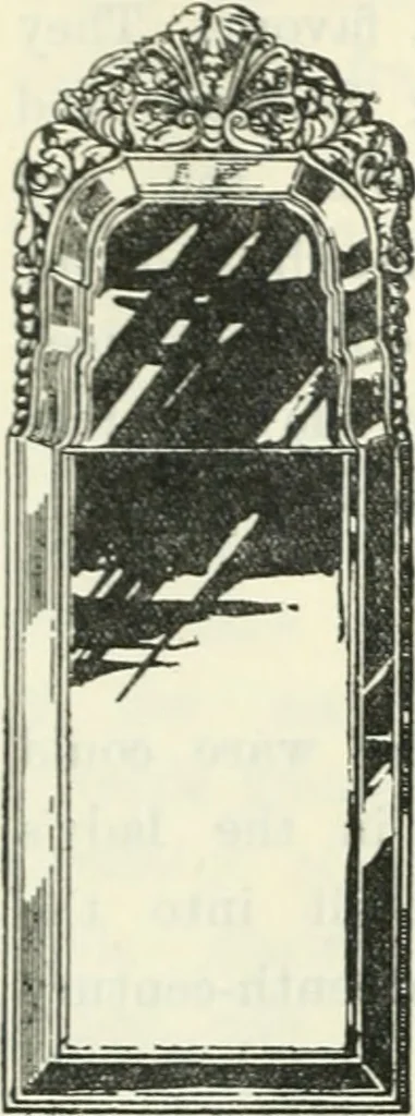 An illustration from The book of decorative furniture, its form, colour and history, 1910, leaf 553