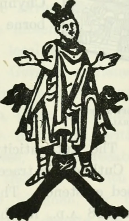 An illustration from The book of decorative furniture, its form, colour and history, 1910, leaf 58