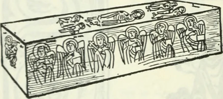 An illustration from The book of decorative furniture, its form, colour and history, 1910, leaf 59