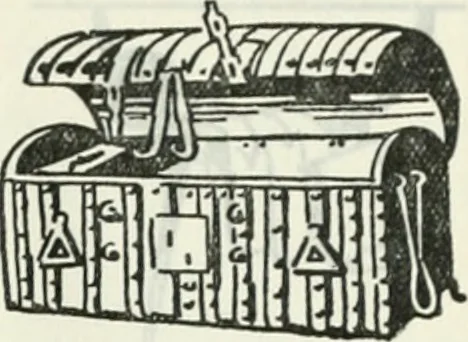 An illustration from The book of decorative furniture, its form, colour and history, 1910, leaf 64