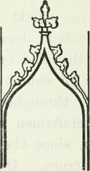 An illustration from The book of decorative furniture, its form, colour and history, 1910, leaf 71