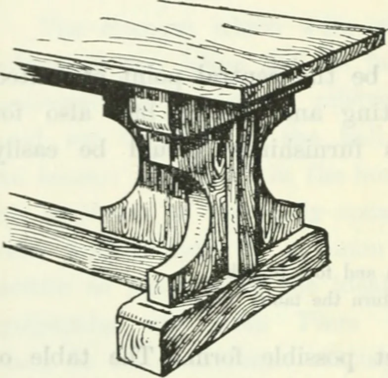 An illustration from The book of decorative furniture, its form, colour and history, 1910, leaf 93