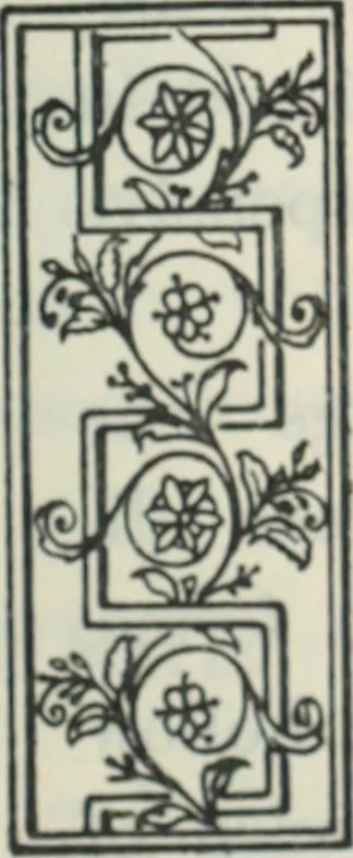 An illustration from The book of decorative furniture, its form, colour and history, 1910, leaf 150