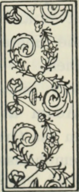 An illustration from The book of decorative furniture, its form, colour and history, 1910, leaf 150
