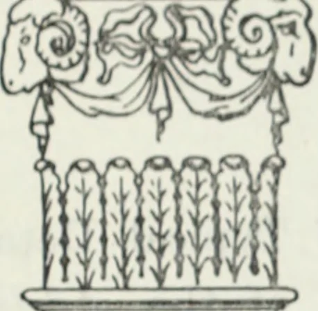 An illustration from The book of decorative furniture, its form, colour and history, 1910, leaf 151