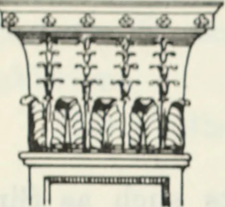 An illustration from The book of decorative furniture, its form, colour and history, 1910, leaf 179