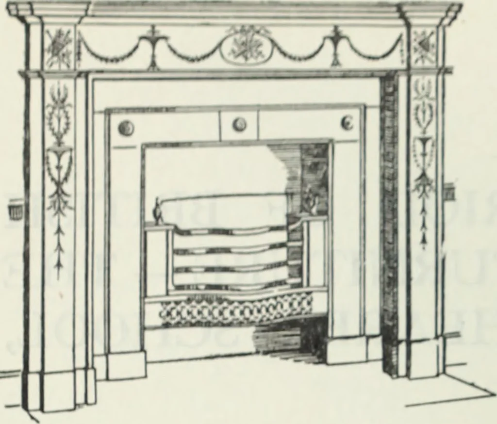An illustration from The book of decorative furniture, its form, colour and history, 1910, leaf 199
