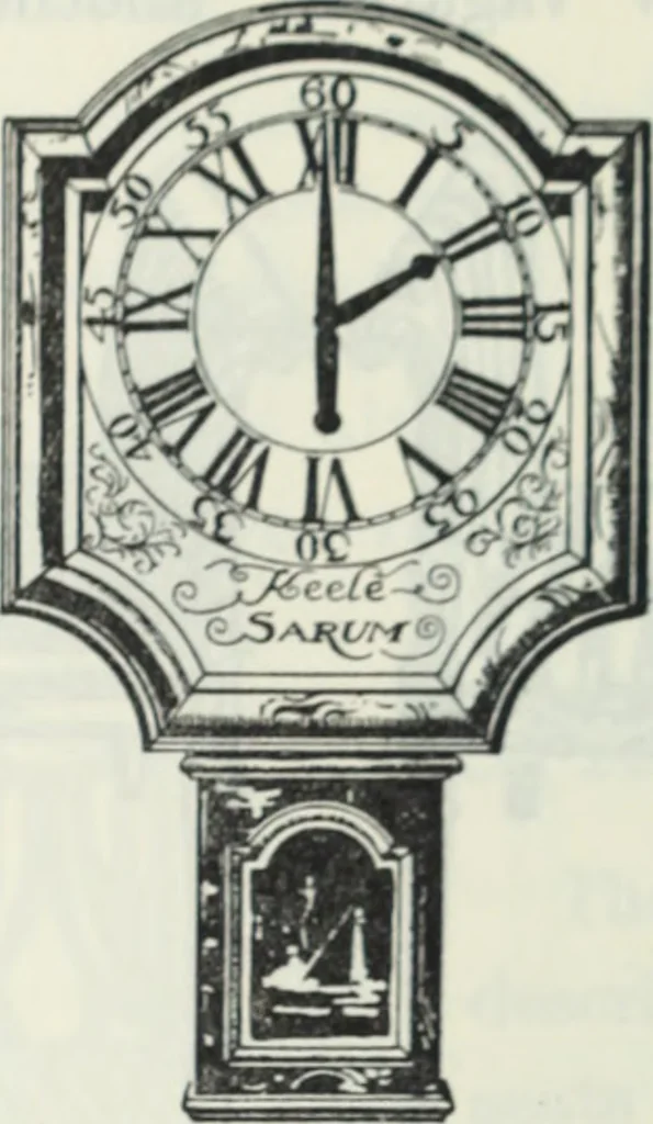 An illustration from The book of decorative furniture, its form, colour and history, 1910, leaf 225