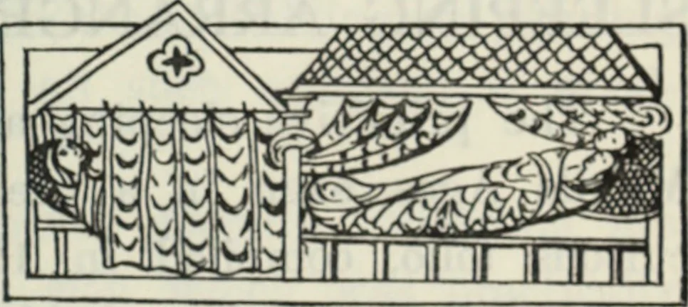 An illustration from The book of decorative furniture, its form, colour and history, 1910, leaf 236
