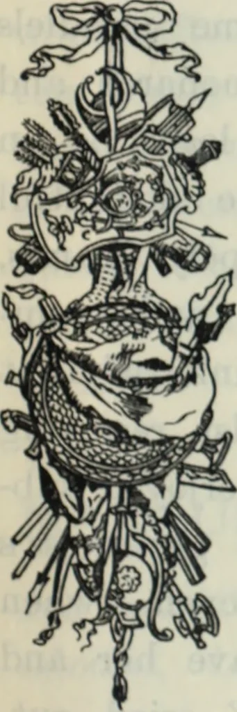 An illustration from The book of decorative furniture, its form, colour and history, 1910, leaf 262