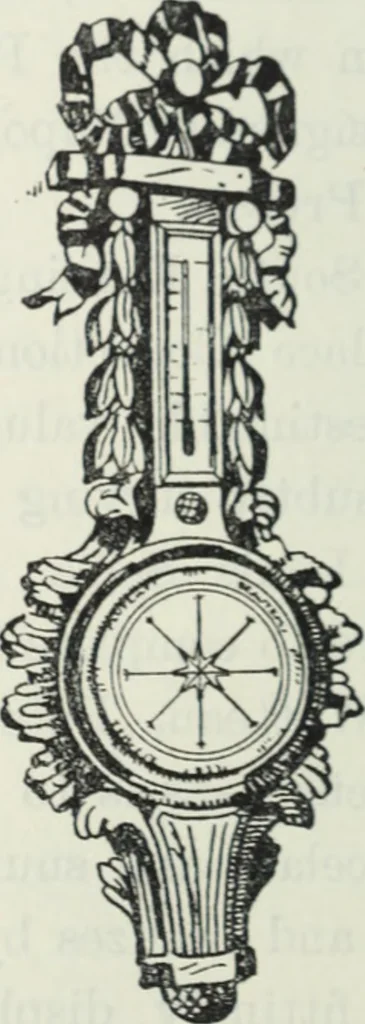 An illustration from The book of decorative furniture, its form, colour and history, 1910, leaf 307